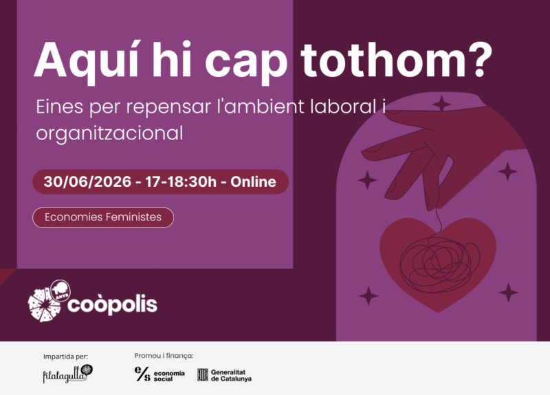 Cartell de l'activitat L'ABC de feminismes i treball digne: primeres passes - febrer