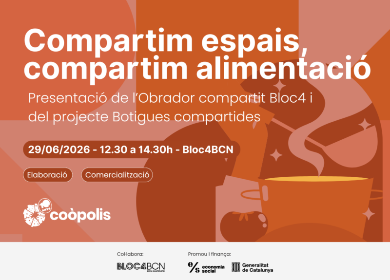 Cartell de l'activitat Eines de relleu agrari cooperatiu per a entitats